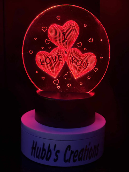 Engraved Acrylic Lamp 1