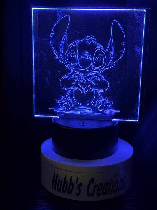 Engraved Acrylic Lamp 2