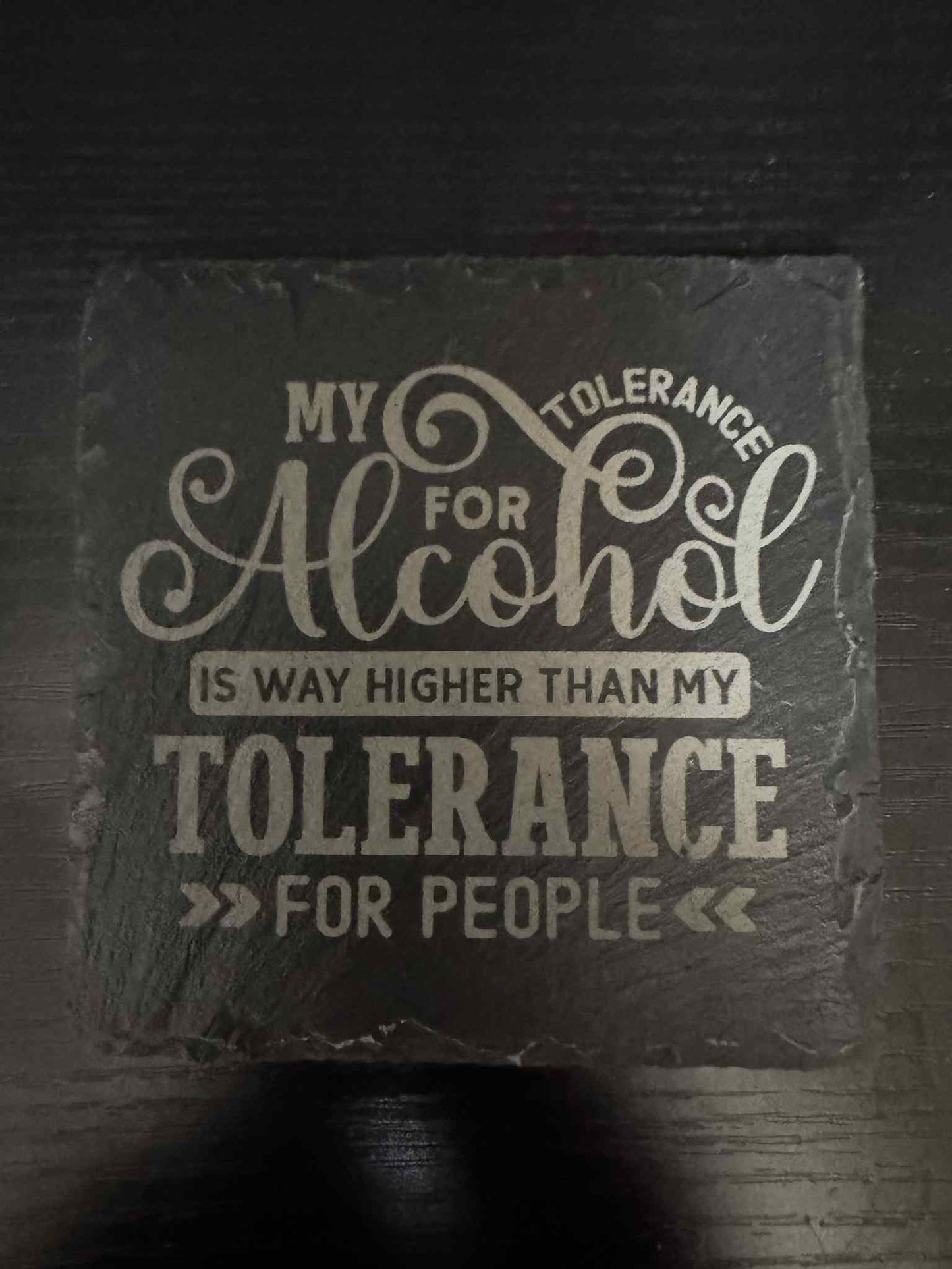 My Tolerance For Alcohol