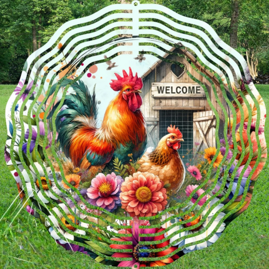 Rooster & Hen
