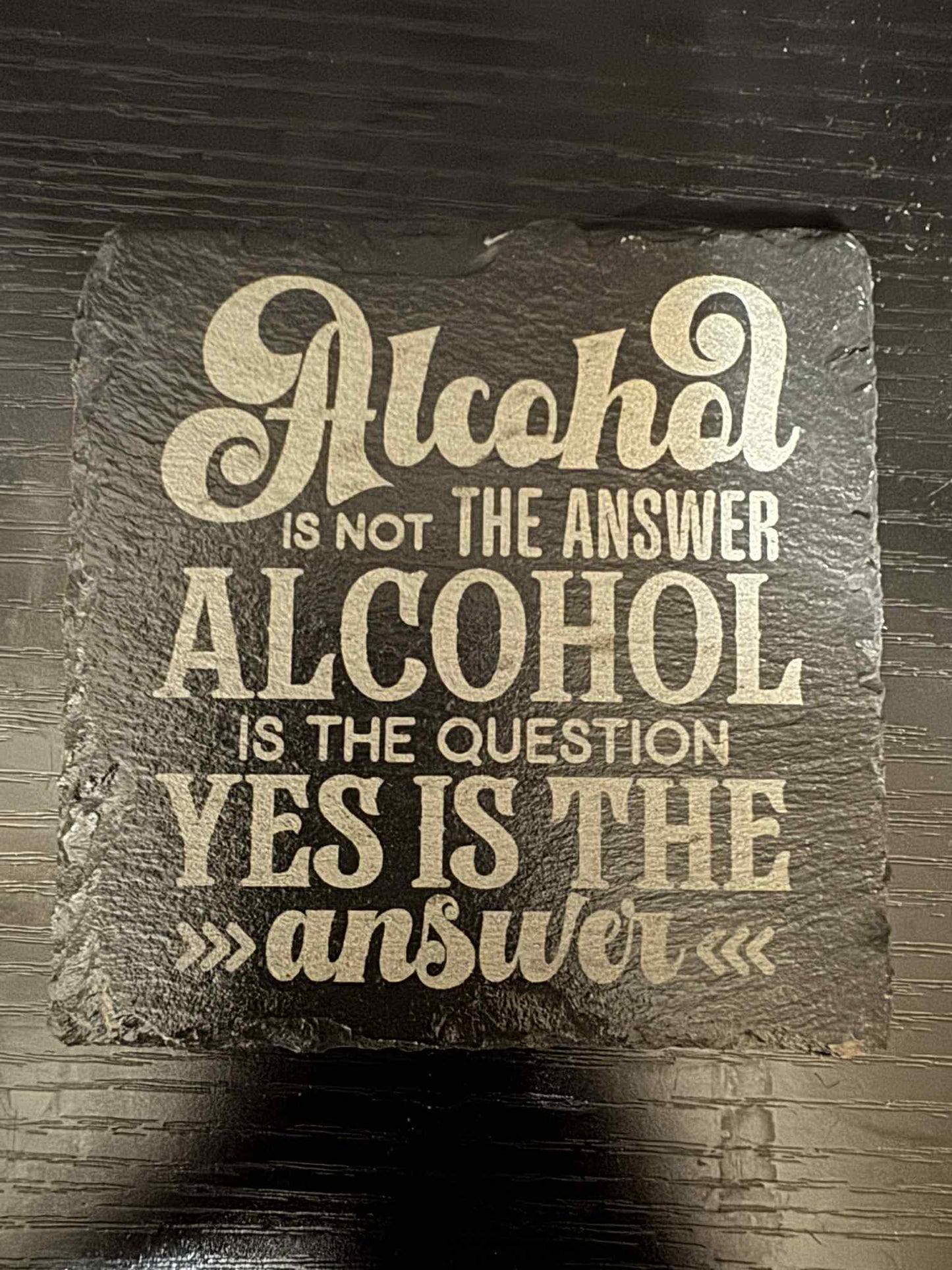 Alcohol Is not the answer