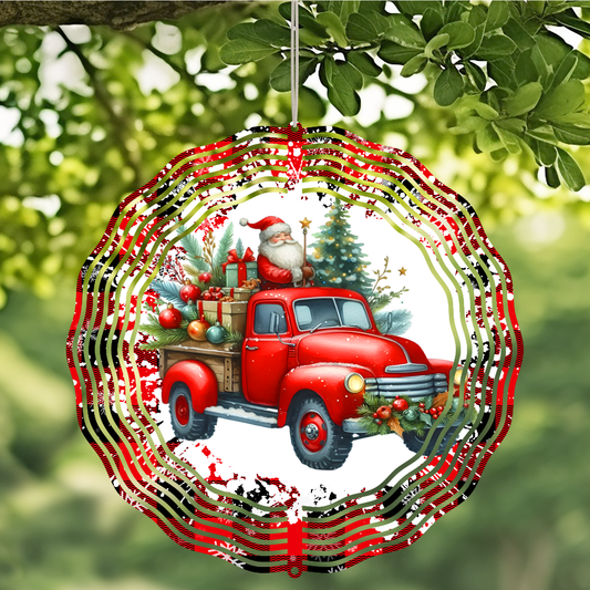 Christmas Truck With Santa